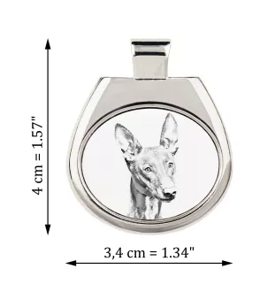 Chien du pharaon, Lévrier du pharaon - collier avec chien, pendentif personnalisé avec photo, collier unique pour femmes et hommes de la marque Art-Dog