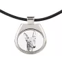 Pharaoh Hound, Kelb tal-Fenek - dog necklace, personalized pendant with a photo, unique necklace for women and men by Art-Dog brand