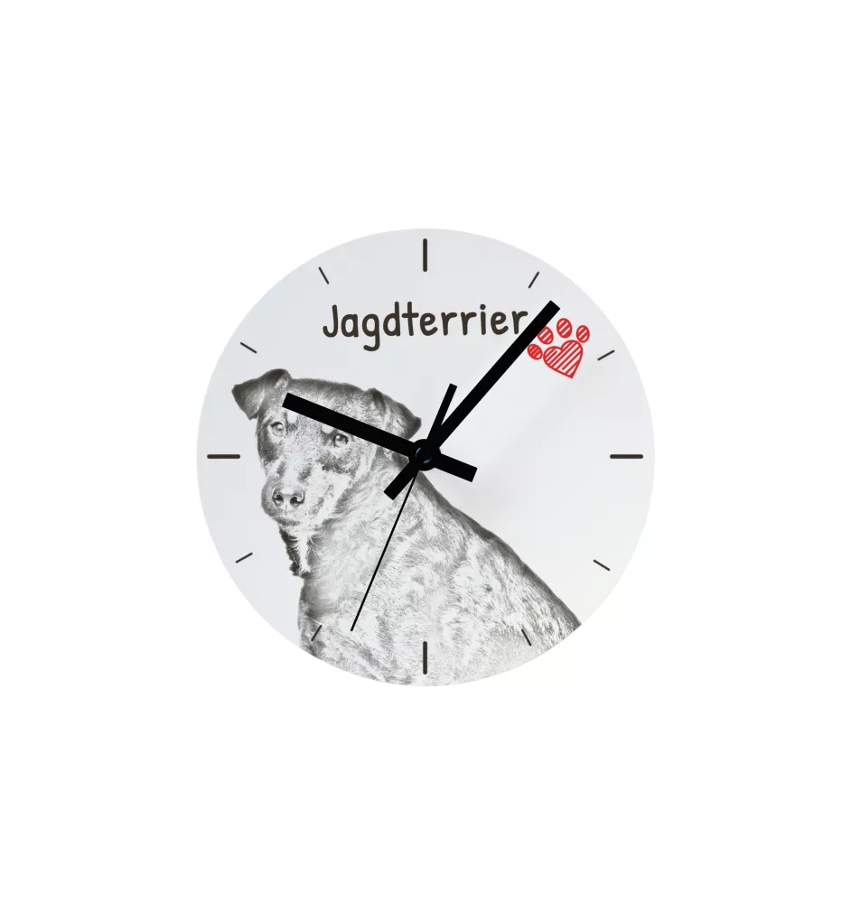 Pharaoh Hound, Kelb tal-Fenek - wall clock with a dog, shelf clock with a print, personalized home decoration from the Art-Dog brand
