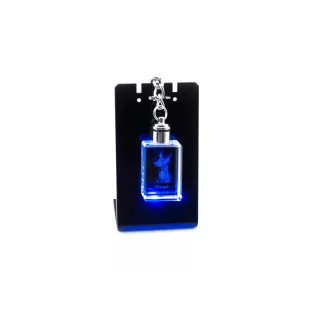 Pharaoh Hound, Kelb tal-Fenek - Crystal key ring with dog photo, illuminated key ring, unique gift by Art-Dog brand