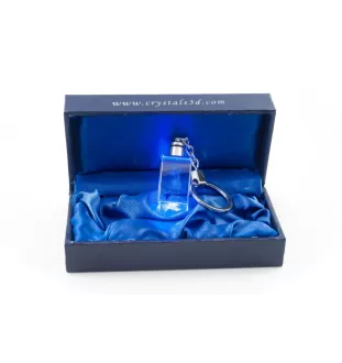 Pharaoh Hound, Kelb tal-Fenek - Crystal key ring with dog photo, illuminated key ring, unique gift by Art-Dog brand