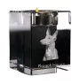 Pharaonenhund, Pharaoh Hound, Kelb tal-Fenek - Kerzenhalter mit Hundefoto, Teelichthalter aus Kristall, personalisiertes Geschenk der Marke Art-Dog