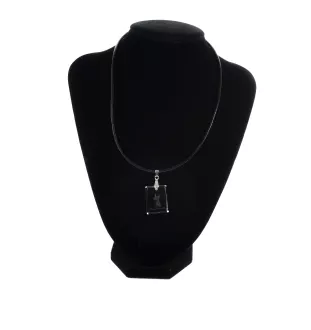 Pharaoh Hound, Kelb tal-Fenek - Crystal dog pendant, photo necklace, unique jewellery by Art-Dog