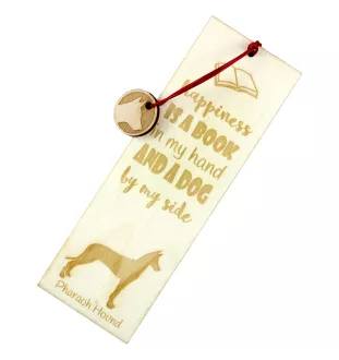 Pharaoh Hound, Kelb tal-Fenek - dog bookmark, personalized bookmark, dog gadget for Art-Dog brand readers