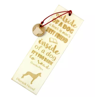 Chien du pharaon, Lévrier du pharaon - marque-page pour livre avec chien, marque-page personnalisé, cadeau pour les amateurs de livres de la marque Art-Dog