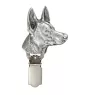 Pharaonenhund, Pharaoh Hound, Kelb tal-Fenek - Brosche mit Clip, Startnummernhalter, versilberte Anstecknadel für Hundeausstellungen der Marke Art-Dog