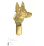Chien du pharaon, Lévrier du pharaon - broche avec pince, support doré pour numéro de départ, élégante épingle pour exposition de chiens de la marque Art-Dog