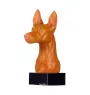 Chien du pharaon, Lévrier du pharaon - figurine peinte, statue, sculpture, réalisée par l'artiste, marque Art-Dog