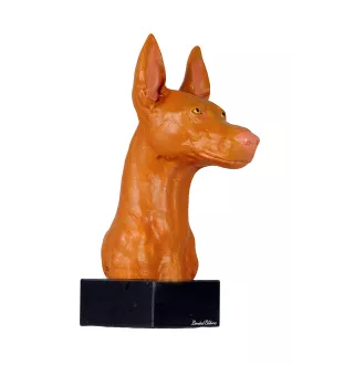 Pharaoh Hound, Kelb tal-Fenek - painted figurine, statue, figure, made by the artist, brand Art-Dog
