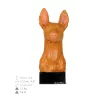 Chien du pharaon, Lévrier du pharaon - figurine peinte, statue, sculpture, réalisée par l'artiste, marque Art-Dog