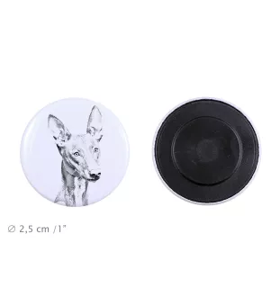 Chien du pharaon, Lévrier du pharaon - aimant avec un œil de chien, exceptionnellement léger, aimant puissant, produit fabriqué à la main par la marque Art-Dog