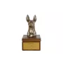 Pharaoh Hound, Kelb tal-Fenek - urn for dog ashes with a statuette, small urn for a dog, personalized urn with a bust of a dog by Art-Dog brand