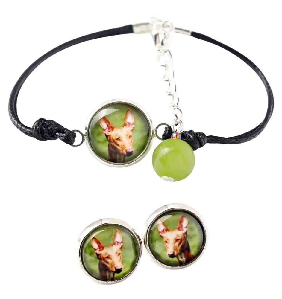 Pharaonenhund, Pharaoh Hound, Kelb tal-Fenek - Schmuckset mit Ihrem Foto, Schmuckstück für Frauen, handgefertigtes Produkt, handgefertigtes Produkt mit Leidenschaft für die Marke Art-Dog.