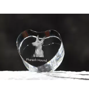 Pies faraona serce kryształowe z psem Art-Dog