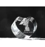 Pharaoh Hound, Kelb tal-Fenek - a photo of a dog in crystal, crystal heart, unique photo frame from the Art-Dog brand