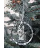 Picardy Sheepdog, Berger Picard, Picardy Shepherd - crystal bauble with a photo, dog photo in crystal, personalized Christmas tree ornament by Art-Dog brand