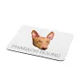 Pharaonenhund, Pharaoh Hound, Kelb tal-Fenek - geometrisches Mauspad mit Bild und Aufschrift von Art-Dog