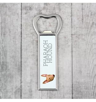 Pharaoh Hound, Kelb tal-Fenek - bottle opener with a picture and inscription for beer by Art-Dog