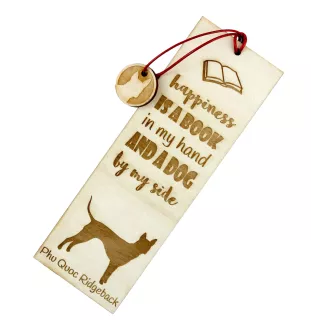 Phu Quoc Ridgeback - marque-page pour livre avec chien, marque-page personnalisé, accessoire canin pour les lecteurs de la marque Art-Dog