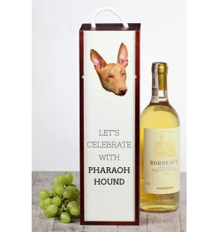 Pies faraona pudełko na wino geometryczne Art-Dog