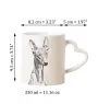 Pharaonenhund, Pharaoh Hound, Kelb tal-Fenek - Tasse mit Hund, entzückende Tasse mit herzförmigem Henkel, universelles Geschenk der Marke Art-Dog