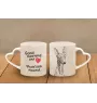 Pharaoh Hound, Kelb tal-Fenek - cup with a dog, adorable cup with a heart-shaped handle, universal gift from the Art-Dog brand