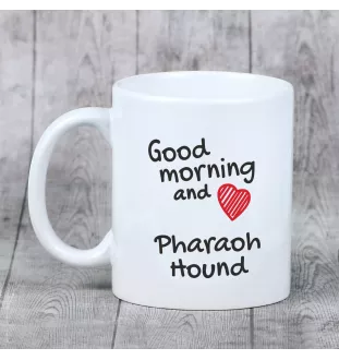 Pies faraona kubek z psem good morning Art-Dog