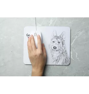 Owczarek pikardyjski podkładka pod mysz z psem Art-Dog