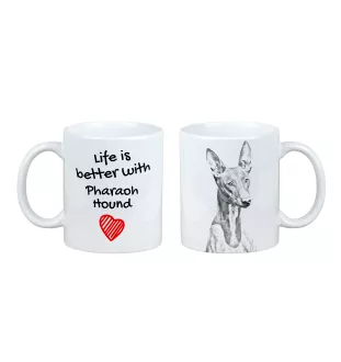 Pharaonenhund, Pharaoh Hound, Kelb tal-Fenek - Tasse mit Hund, Tasse mit Bild, personalisiertes Geschenk der Marke Art-Dog