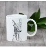 Pharaoh Hound, Kelb tal-Fenek - cup with a dog, cute cup with graphics, a gift with your photo from the Art-Dog brand