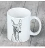 Pharaoh Hound, Kelb tal-Fenek - cup with a dog, cute cup with graphics, a gift with your photo from the Art-Dog brand