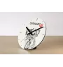 Picardy Sheepdog, Berger Picard, Picardy Shepherd - wall clock with a dog, shelf clock with a print, personalized home decoration from the Art-Dog brand