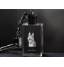 Owczarek pikardyjski brelok kryształowy z psem Art-Dog