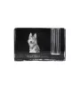 Berger de Picardie, Berger Picard - Stifthalter, Kristallorganizer mit Hundefoto, einzigartige Schreibtischdekoration der Marke Art-Dog