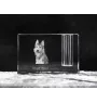 Berger de Picardie, Berger Picard - Porte-stylos, organiseur en cristal avec photo de chien, décoration de bureau unique par la marque Art-Dog