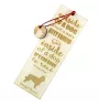 Picardy Sheepdog, Berger Picard, Picardy Shepherd - dog bookmark, personalized bookmark, gift for bookworm from Art-Dog brand