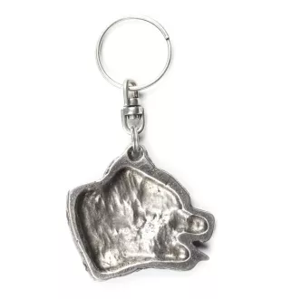 Pit Bull, American Pit Bull Terrier, Pitbull, APBT - Pendentif chien argenté, décoration de sac à main, pendentif sac à dos par la marque Art-Dog
