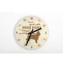 Picardy Sheepdog, Berger Picard, Picardy Shepherd - clock with a dog, wooden clock, wall clock for dog lovers, clock for desk and shelf, Art-Dog
