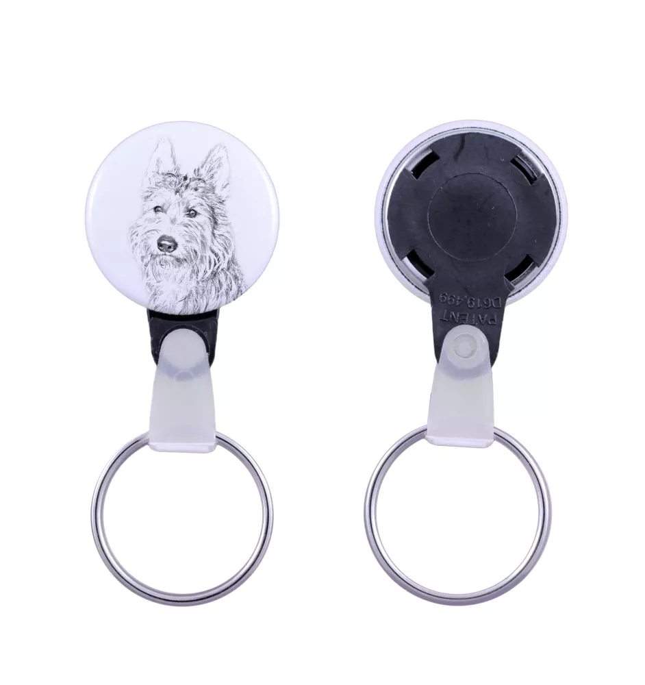 Berger de Picardie, Berger Picard - porte-clés avec l'image d'un chien, pendentif avec la propre graphique de la marque Art-Dog