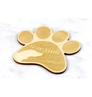 Plott Hound - Tasse Untersetzer, graviert Untersetzer mit Hund, Geschenk für Hundeliebhaber von Art-Dog Marke