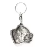 Pit Bull, American Pit Bull Terrier, Pitbull Terrier, APBT - Silver-plated pendant with a dog in a decorative box, handbag decoration, backpack pendant by Art-Dog brand