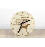 Plott Hound - Uhr mit Hund, Holzuhr mit Gravur, personalisierte Uhr von Art-Dog