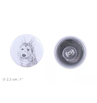 Picardy Sheepdog, Berger Picard, Picardy Shepherd - unique dog earrings, your pet on a keychain, Art-Dog's own brand