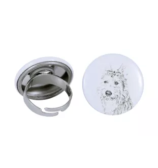 Berger de Picardie, Berger Picard - bijoux pour femmes avec l'image d'un chien, produit fait à la main, possibilité d'ajouter sa propre photo, marque Art-Dog