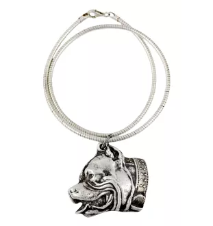 Pit Bull, American Pit Bull Terrier, Pitbull, APBT - Collier pour chien, bijoux uniques pour les fans de chiens, pendentif vipère unique de la marque Art-Dog
