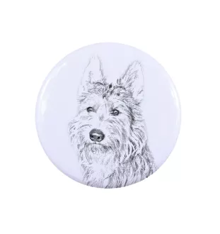 Berger de Picardie, Berger Picard - bijoux pour femmes avec l'image d'un chien, produit fait à la main, possibilité d'ajouter sa propre photo, marque Art-Dog