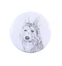 Picardy Sheepdog, Berger Picard, Picardy Shepherd - women's jewelry with a dog portrait, handmade product, possibility to add your own photo, Art-Dog brand