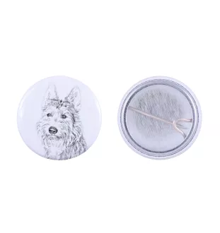 Picardy Sheepdog, Berger Picard, Picardy Shepherd - pin with your dog, add your own photo, Art-Dog brand