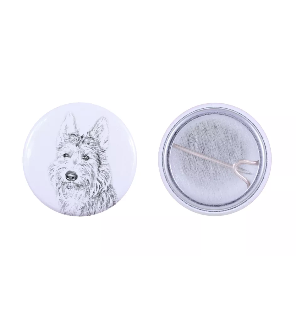 Picardy Sheepdog, Berger Picard, Picardy Shepherd - pin with your dog, add your own photo, Art-Dog brand