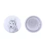 Berger de Picardie, Berger Picard - badge avec votre chien, ajoutez votre propre photo, marque Art-Dog